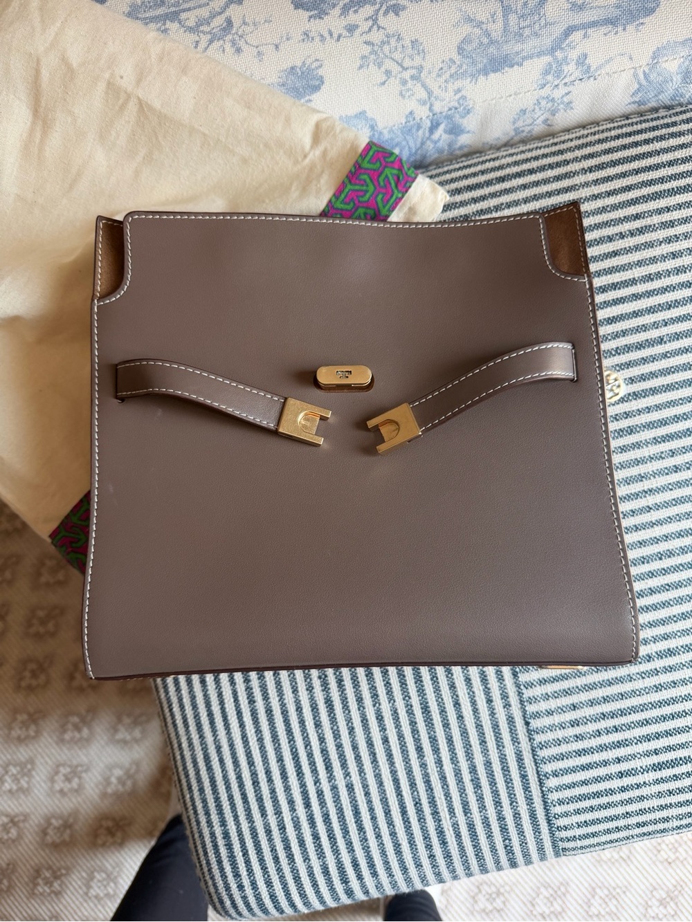 Tory Burch- Lee Radzwill large shoulder bag - Picture 2 of 9